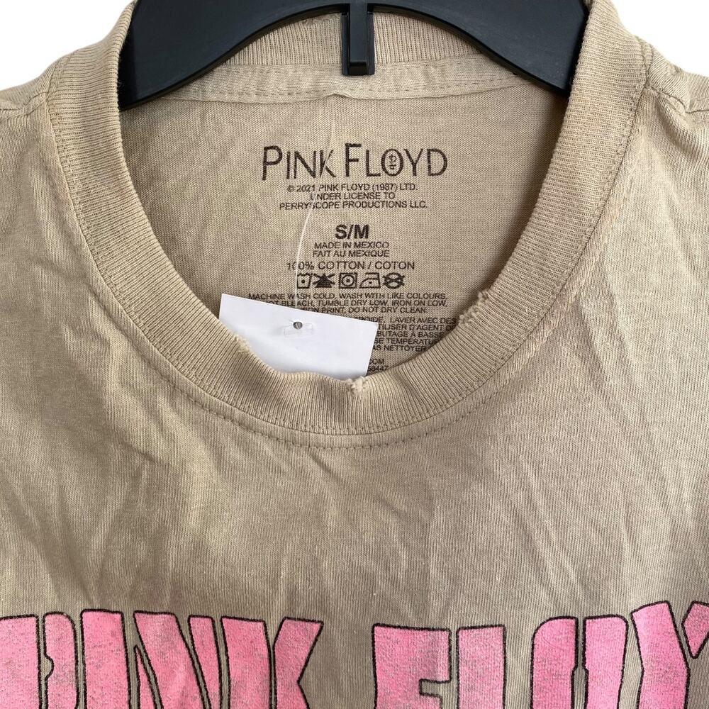 Pink Floyd Animals 1977 US Tour Distressed T-Shirt Size S/M NWT - Picture 3 of 3